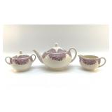 SALEM ACADEMY AND COLLEGE WEDGEWOOD TEA SET