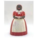 BLACK AMERICANA  PLASTIC F&F COOKIE JAR