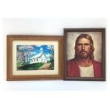 2 RELIGIOUS PRINCE FRAMED