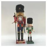 PAIR OF NUTCRACKERS 10", 15"