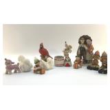 ASSORTED VINTAGE FIGURINES 8'