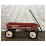 VTG RED RADIO FLYER WAGON MODEL 18
