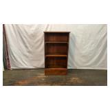 VTG SOLID WOOD BOARD BOOKCASE COWBOY DECALS