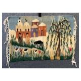 MEXICAN HAND WOVEN WALL HANGING