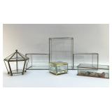 GLASS TABLE TOP DISPLAY BOXES