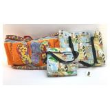 THREE BEACH TOTES