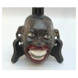 BLACK AMERICANA BOTTLE OPENER, CAST-IRON