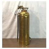 VTG BRASS FIRE EXTINGUISHER LAMP