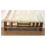 VTG WOODEN DESKTOP CUBBY ORGANIZER