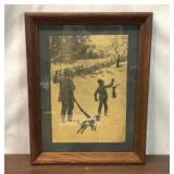 VTG ARTHUR FROST ART PRINT A PRIZE HUNTING