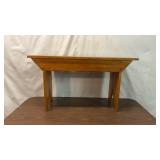 VTG SOLID WOOD BENCH