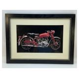 1950 VINCENT HRD RAPIDE MOTORCYCLE PRINT
