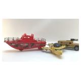VTG TOYS BOAT, PLANE, JEEP