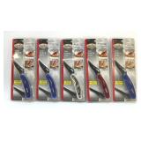 6 SHEFFIELD, TWIN FOLDING KNIVES, NEW OLD STOCK