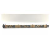 VTG BAMBOO RAIN STICK TURTLE TOP 25.5'
