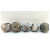 5 QUARTZ, CRYSTAL SPHERES