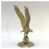 BRASS EAGLE SCULPTURE 10 1/2 '
