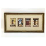 'DOORWAYS OF SALEMï¿½ JARMAN FRAMED ART PRINT