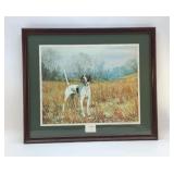 TODD MALLET 'ON POINT' PRINT SIGNED/NUMBERED