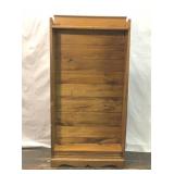 VTG ROPE TOP WOODEN 5 SHELF BOOKCASE