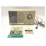 VTG ZENITH FM AM CLOCK RADIO WITH MANUAL