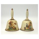 1977 1978 GOEBEL HUMMEL 1ST 2ND ED CERAMIC BELLS