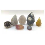 7 QUARTZ CRYSTALS