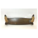WALL MOUNTED DEER HOOF GUN RACK HOLDER