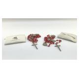 2 POPE JOHM PAUL II ROASARY BEADS