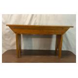 VTG SOLID WOOD BENCH