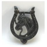 CAST IRON HORSE DOOR KNOCKER
