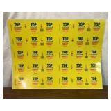 33 x 26' TOP cigarette tobacco tin uncut