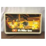 30 x 17' vintage Miller highlife light up sign