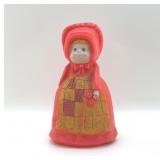 1960S BIG BONNET GIRL PLASTIC BANK, 11 '