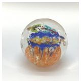 CRYSTAL BUTTERFLY PAPERWEIGHT 3.5'