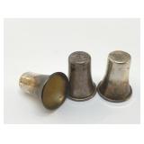 GORHAM SILVER Soldered MINIATURE CUPS 1 3/4'