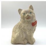 1940ï¿½s CALKWARE CAT WITH RED BOW 8'