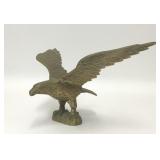VTG SOLID BRASS EAGLE STATUE FIGURINE
