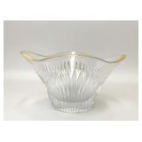 MIKASA CRYSTAL MERIDIAN GOLD 10' BOWL
