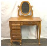 Wood Jewelry Armore/Vanity 31x36x13'