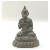 7' VTG Thai Style Bronze Buddha Statue