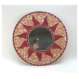 MOSAIC TILE SUN MIRROR 15'