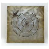 POLISHED METAL WALL ART 17'
