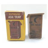 1950's OUTHOUSE ASHTRAY IN ORIGINAL BOX