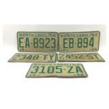 NC 1969 license plates 12'