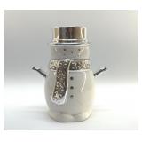SNOWMAN CANDLEHOLDER 9 '