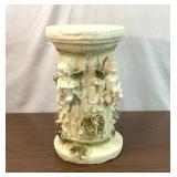 20' plaster cherub plant stand