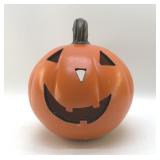 BIG JACK  O  LANTERN ORANGE CERAMIC 11'