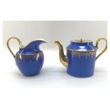 Vintage SEVRES TEAPOT AND CREAMER