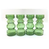 ITALIAN GREEN ETRUSCAN GLASSES